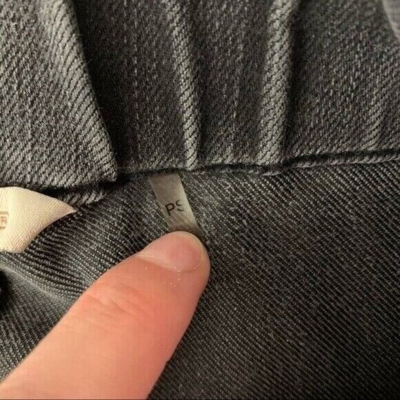 Soft Surroundings Pull On Jeans Small Gray Stretchy Comfort Casual - Picture 7 of 8